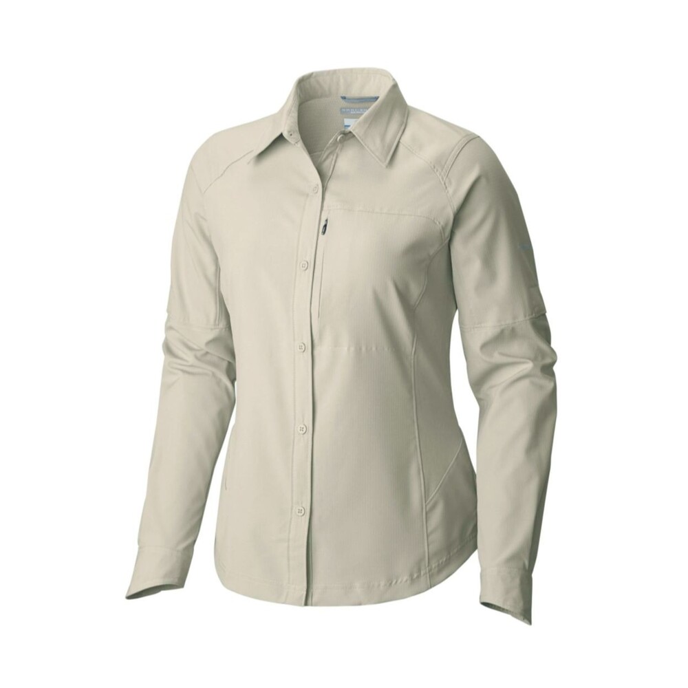 Columbia Women's Button-Down Shirt in Light Tan